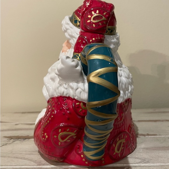 Santa Teapot Dillards Trimmings - Picture 2 of 8